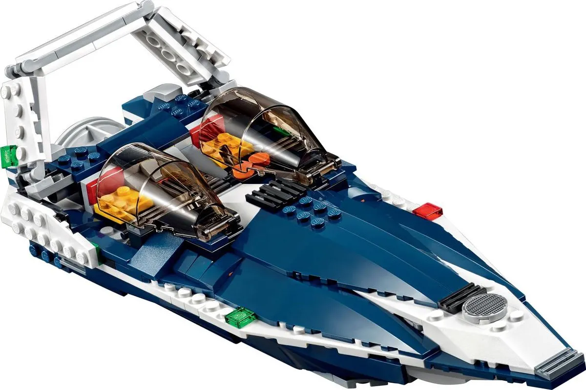 LEGO Creator 31039 Blauwe Straaljager - 608 Stukken