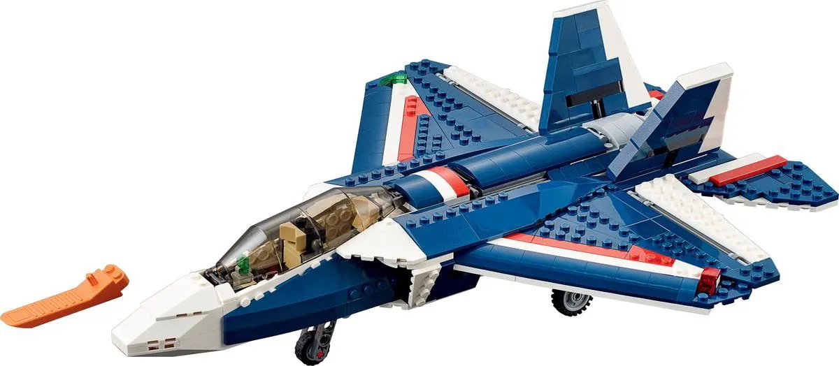 LEGO Creator 31039 Blauwe Straaljager - 608 Stukken