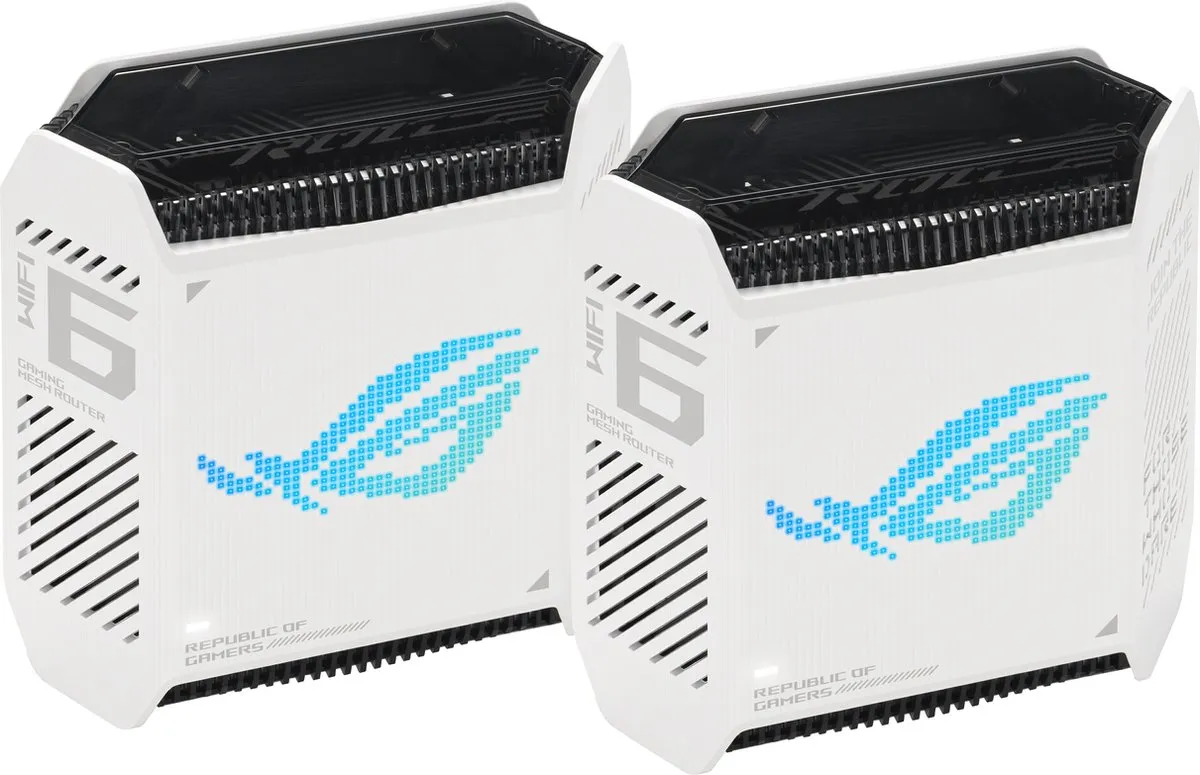 ASUS ROG Rapture GT6 Tri-Band Mesh Router - 2 Stuks - Wit