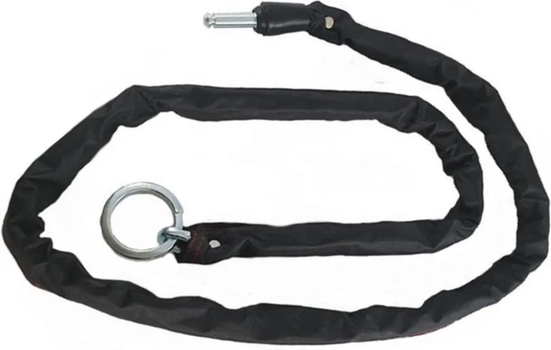 AXA Defender Ringslot + Insteekketting 100cm 5,5mm - Zwart