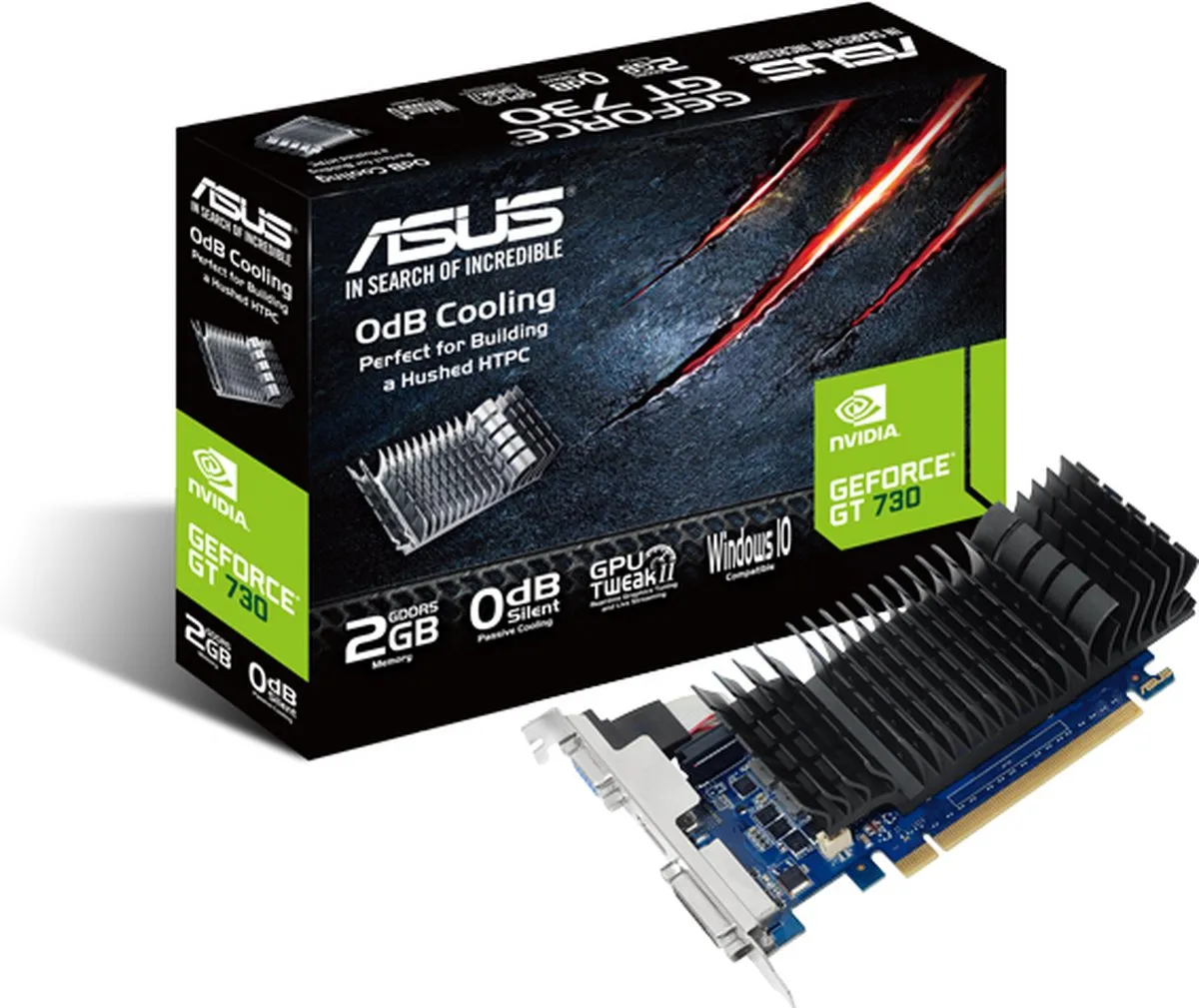 ASUS NVIDIA GeForce GT 730 2GB GDDR5 - Videokaart