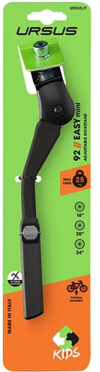 Ursus Verstelbare Fietsstandaard 16"-24" - Zwart