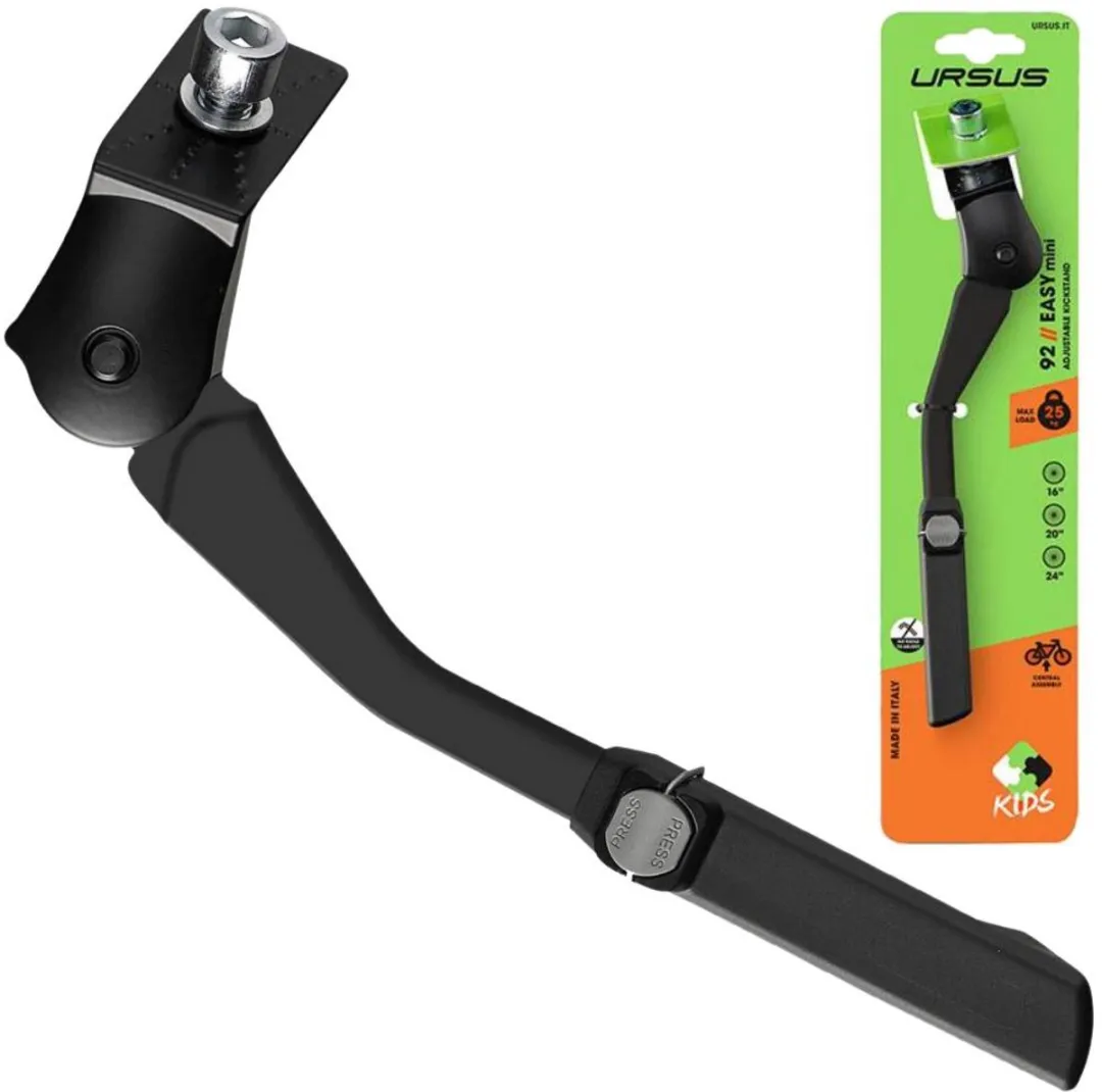Ursus Verstelbare Fietsstandaard 16"-24" - Zwart