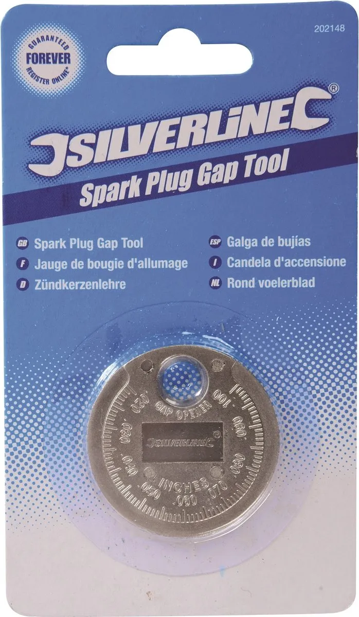 Silverline Ronde Voelermaat 0,5-2,55mm - Staal
