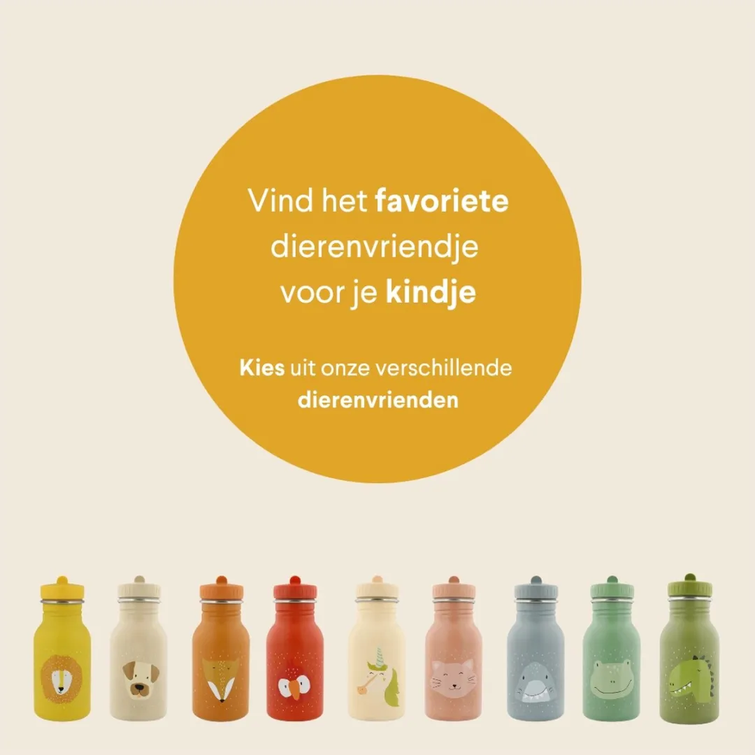 Trixie Mrs. Bumblebee RVS Waterfles 350ml - Geel - afbeelding 6 van 6