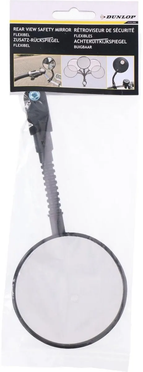 Dunlop Fietsspiegel D8cm - Zwart