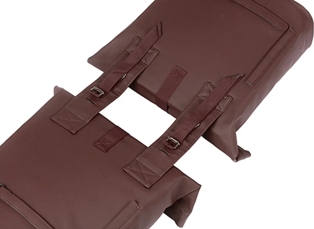 Basil City Dubbele Fietstas 32L - Roasted Brown