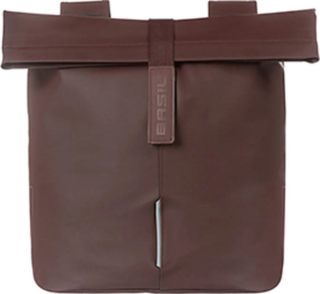 Basil City Dubbele Fietstas 32L - Roasted Brown