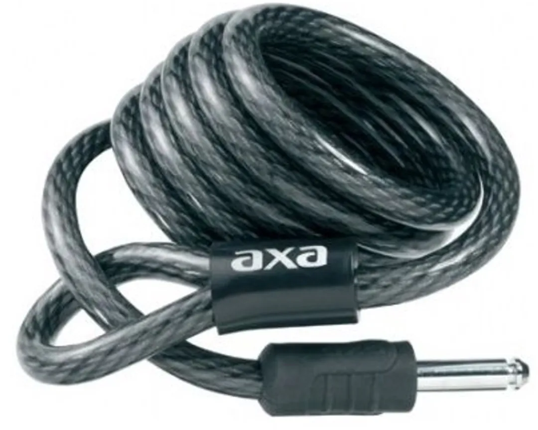 AXA RLD 180/12 Insteekkabel - 180cm - Ø12mm - Zwart