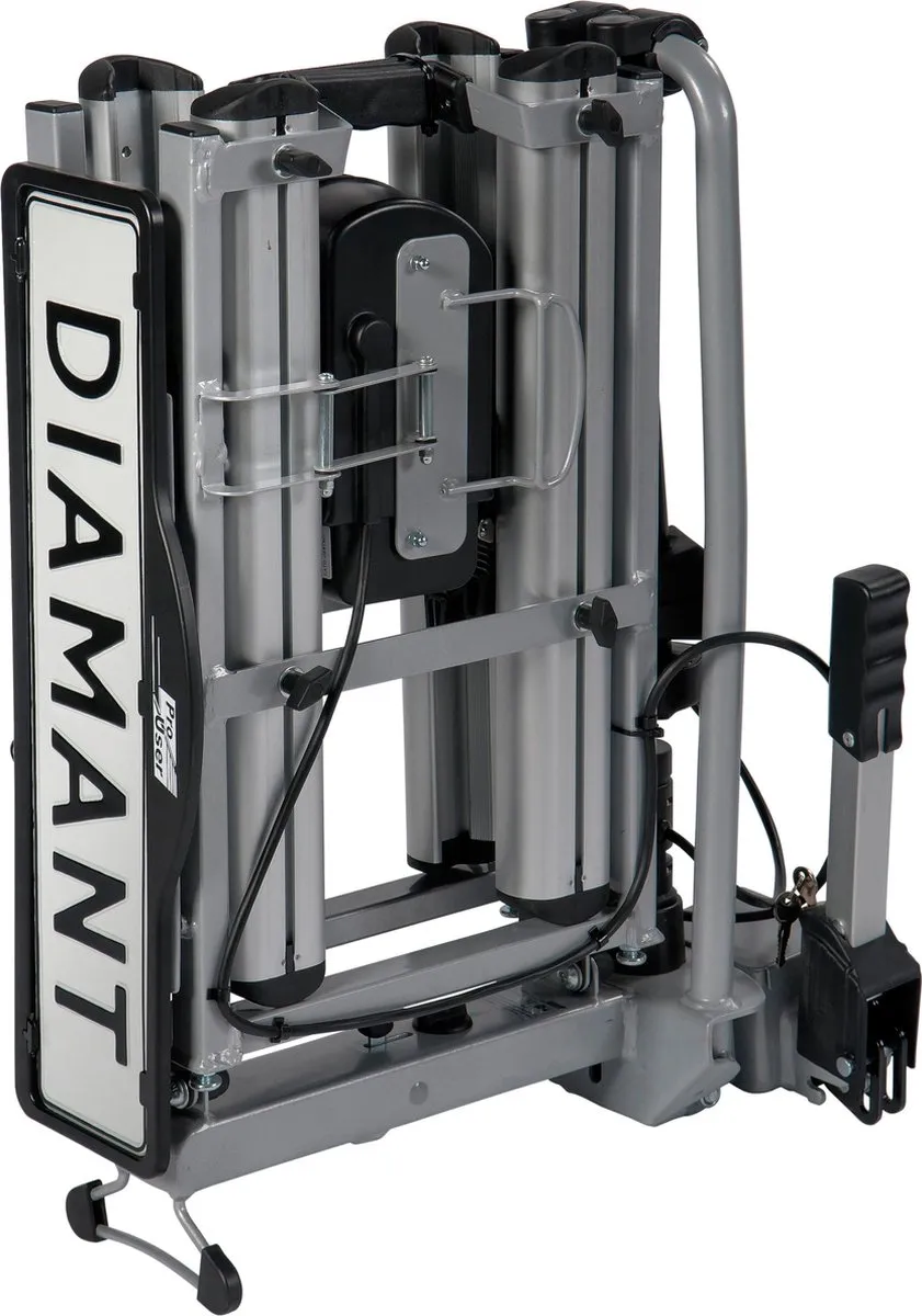 Pro-User Diamant Fietsendrager 2 Stuks - 91739B - Zilver/Zwart