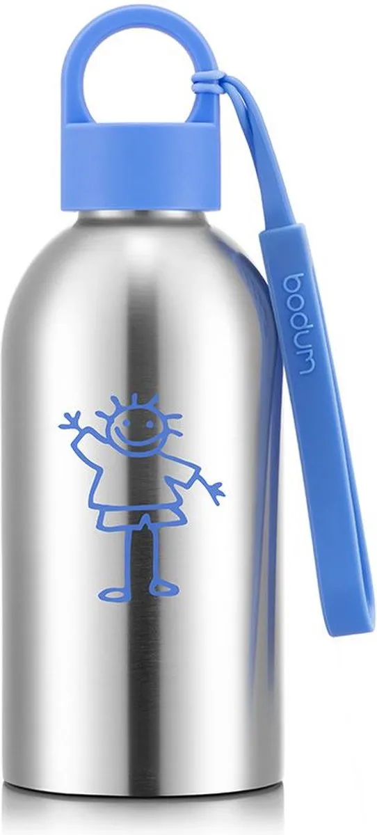 Bodum Melior Waterfles 0.3L - RVS Blauw