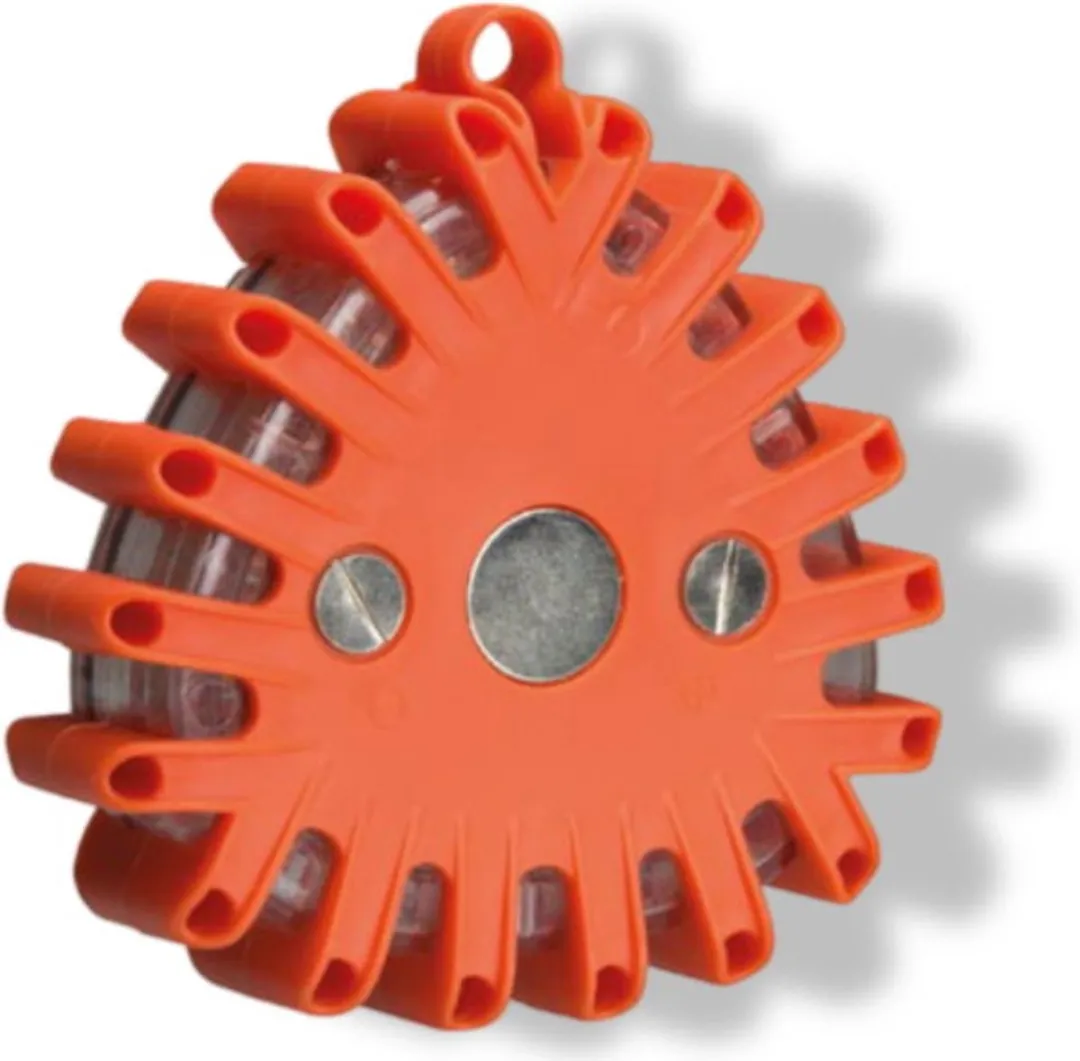 Perel Magnetische Noodlamp 360° - Zilver/Orange - Fiat 500