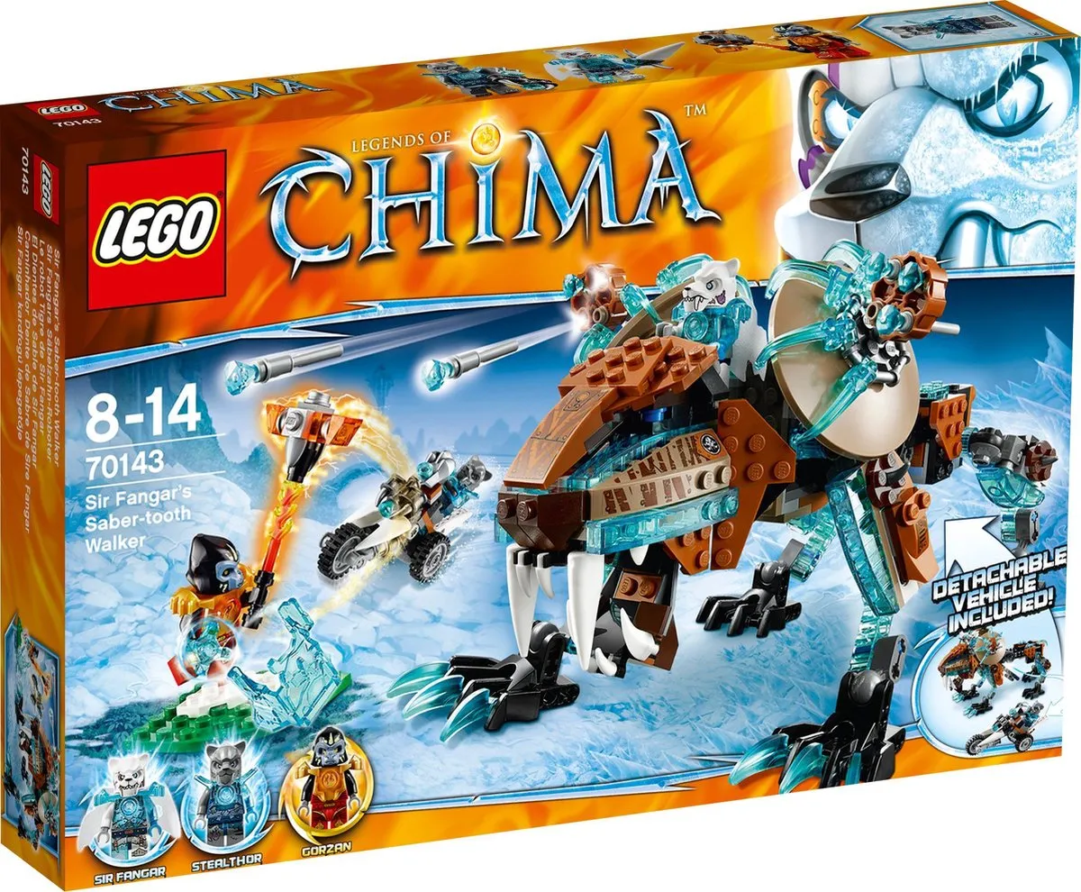 LEGO Chima Sir Fangars Sabeltand Walker 70143