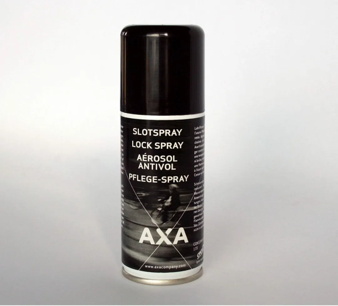 AXA Slotspray Onderhoudsspray Fietssloten 100ml - Zwart