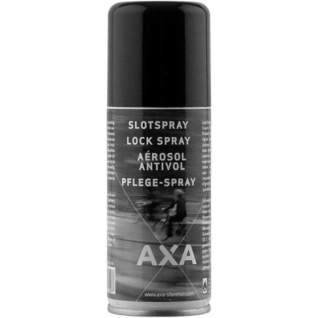 AXA Slotspray Onderhoudsspray Fietssloten 100ml - Zwart