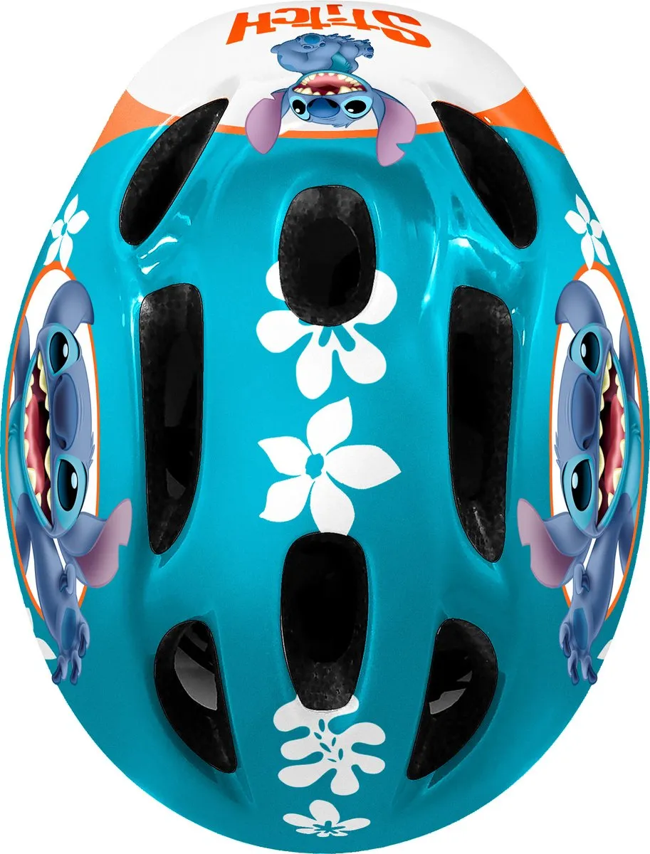 Disney Stitch Fietshelm - 52-56 cm - Petrolblauw
