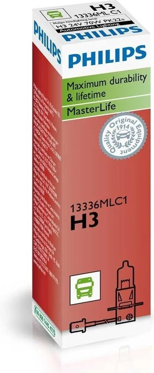Philips MasterLife H3 24V 70W 13336MLC1 - 3200K - afbeelding 6 van 6