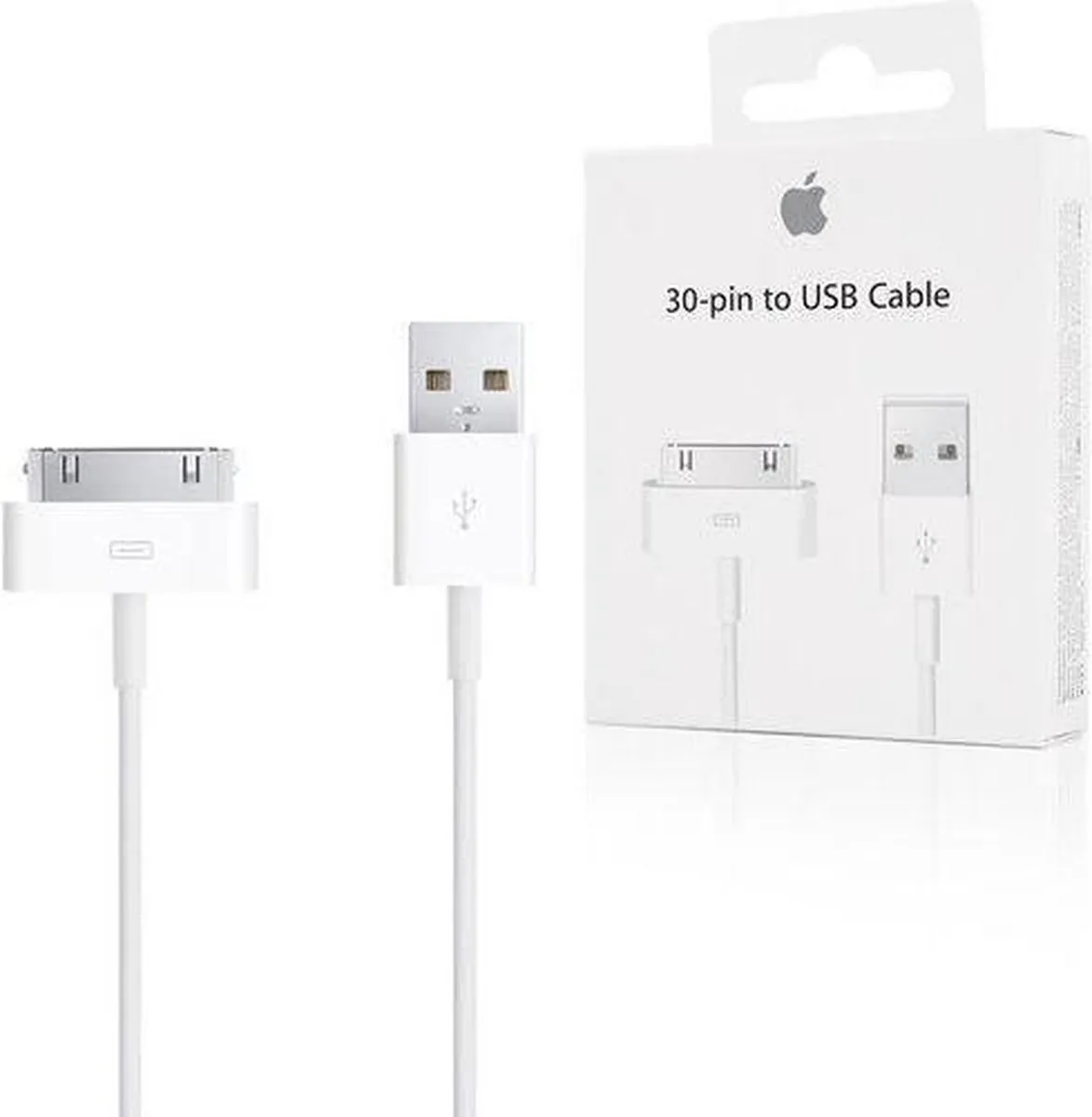 Apple iPhone 4/4S USB-kabel MA591G/B - 1m - Wit - afbeelding 6 van 6