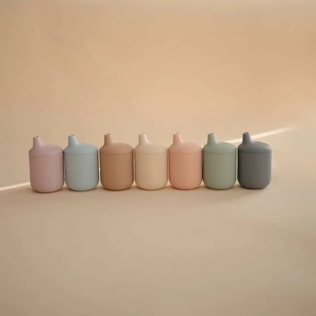 Mushie Siliconen Tuitbeker 0.18L - Soft Lilac - afbeelding 6 van 6