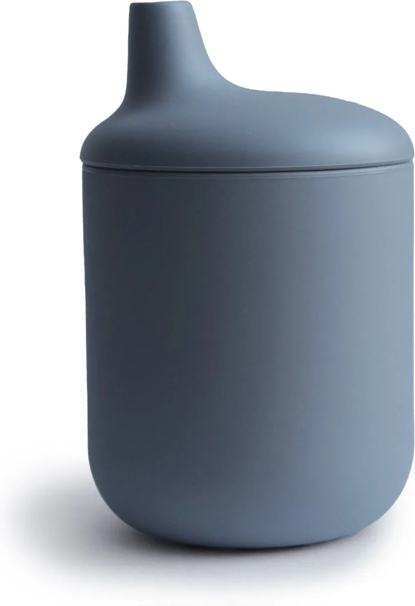 Mushie Siliconen Tuitbeker 0.18L - Soft Lilac