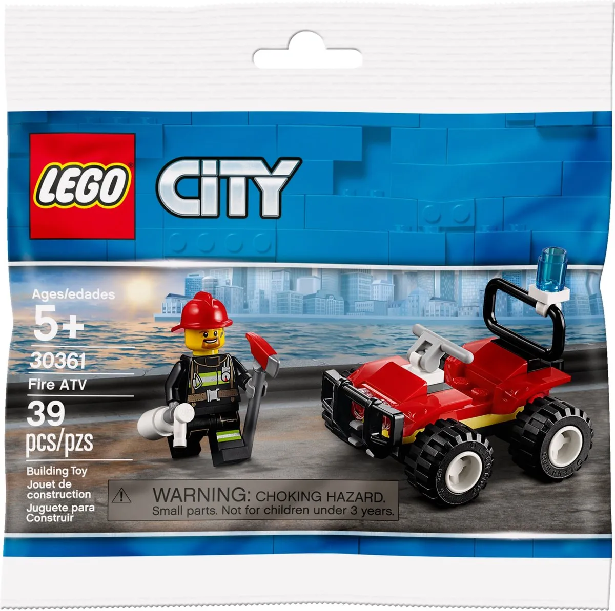 LEGO City Brandweer Quad Zakje 30361 - 36 Stukken