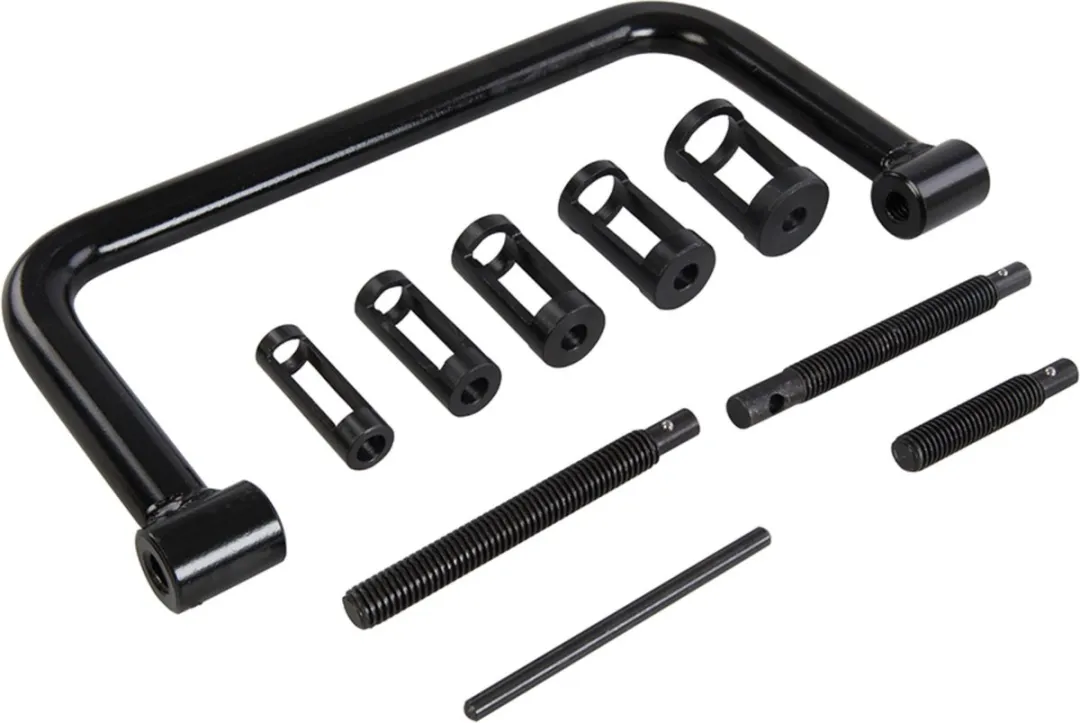 Silverline Klepveer Montageset Koolstofstaal 10-delig - 16-30mm