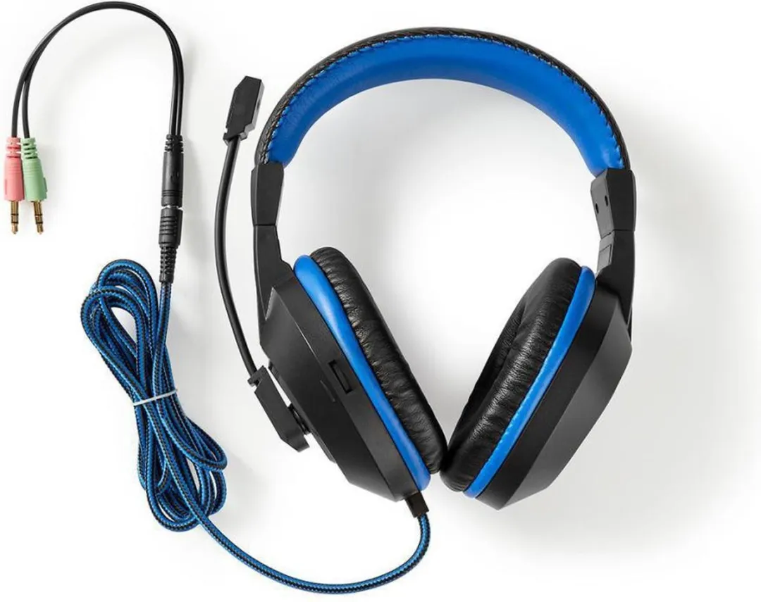 Nedis GCK31100BK Gaming Combo Kit - Headset, Muis & Muispad - Zwart