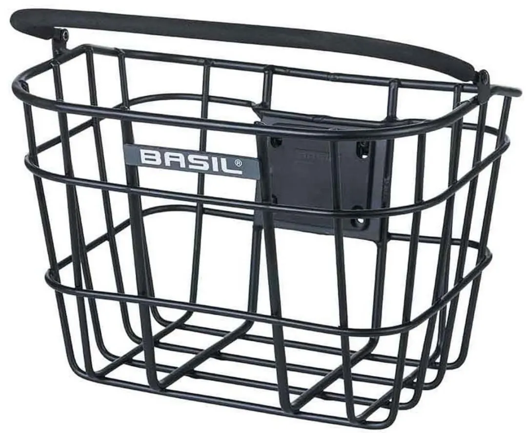Basil Bremen Alu Fietsmand Voorop - 15.5L - Zwart