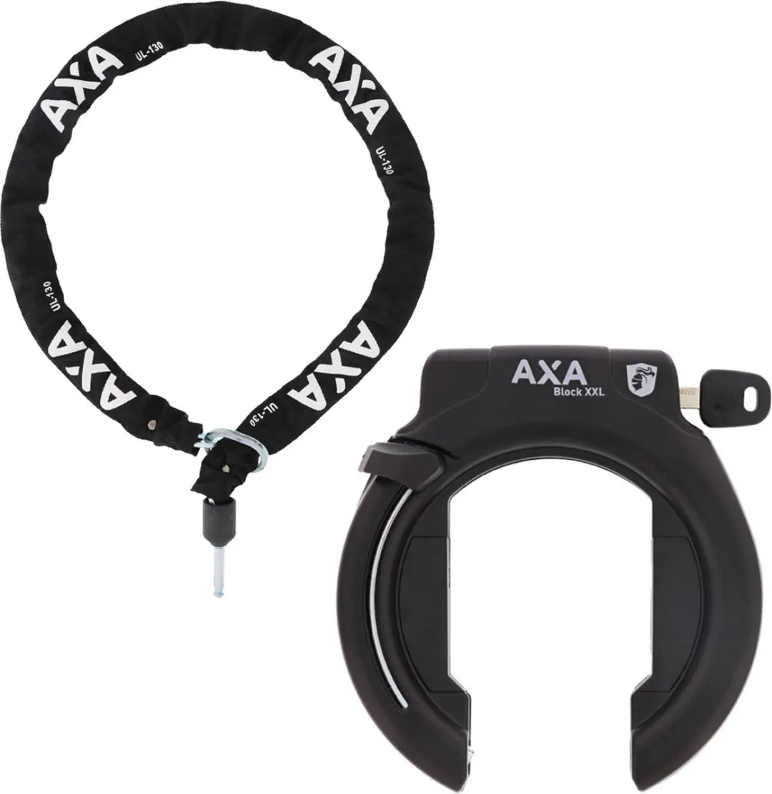 AXA Ringslot Block XXL + Insteekketting ULC130