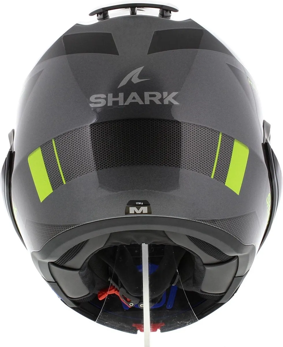 Shark Evo ES AKY Systeemhelm - XS - Antraciet/Zwart