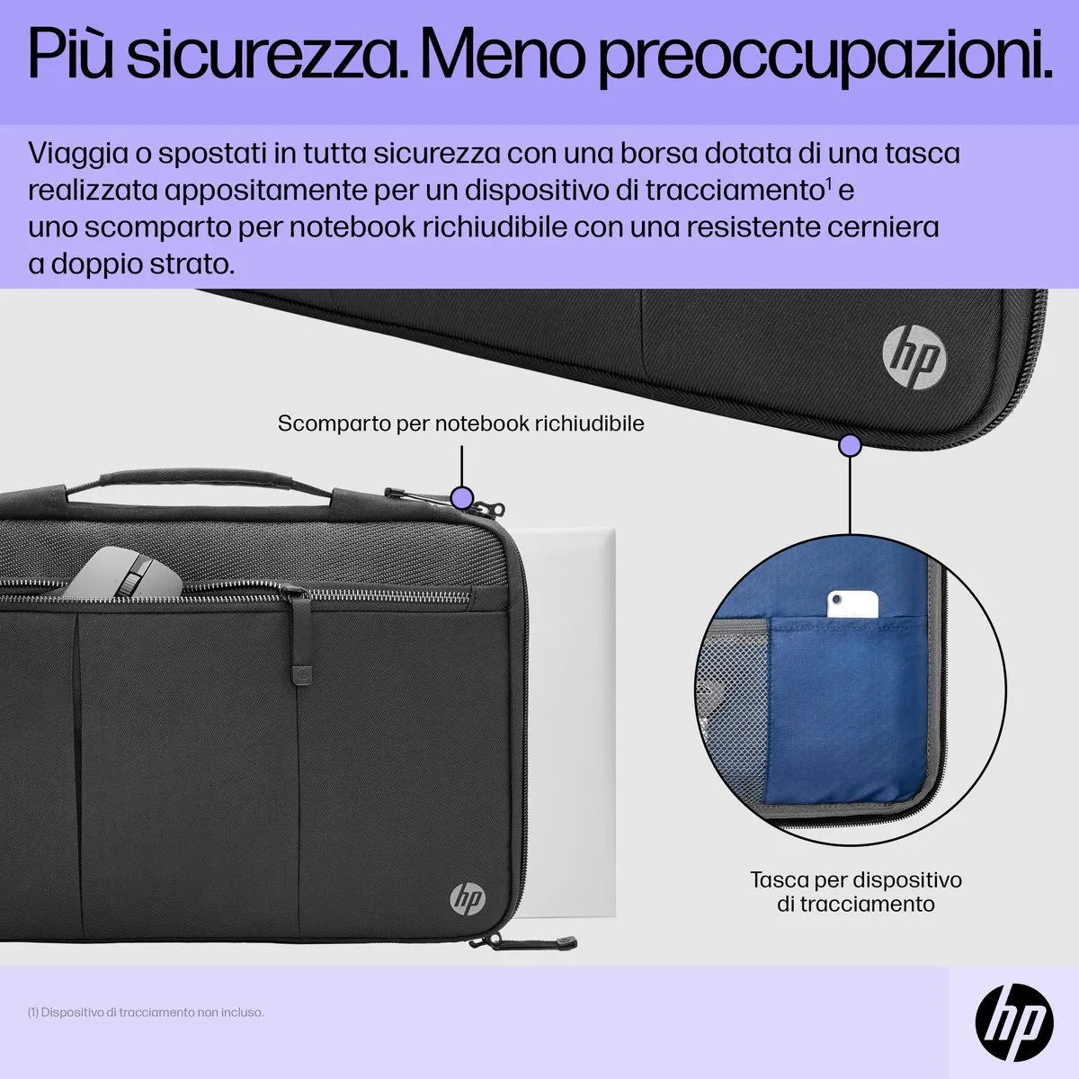 HP 6B8Y3AA Laptoptas - 14 inch - Zwart