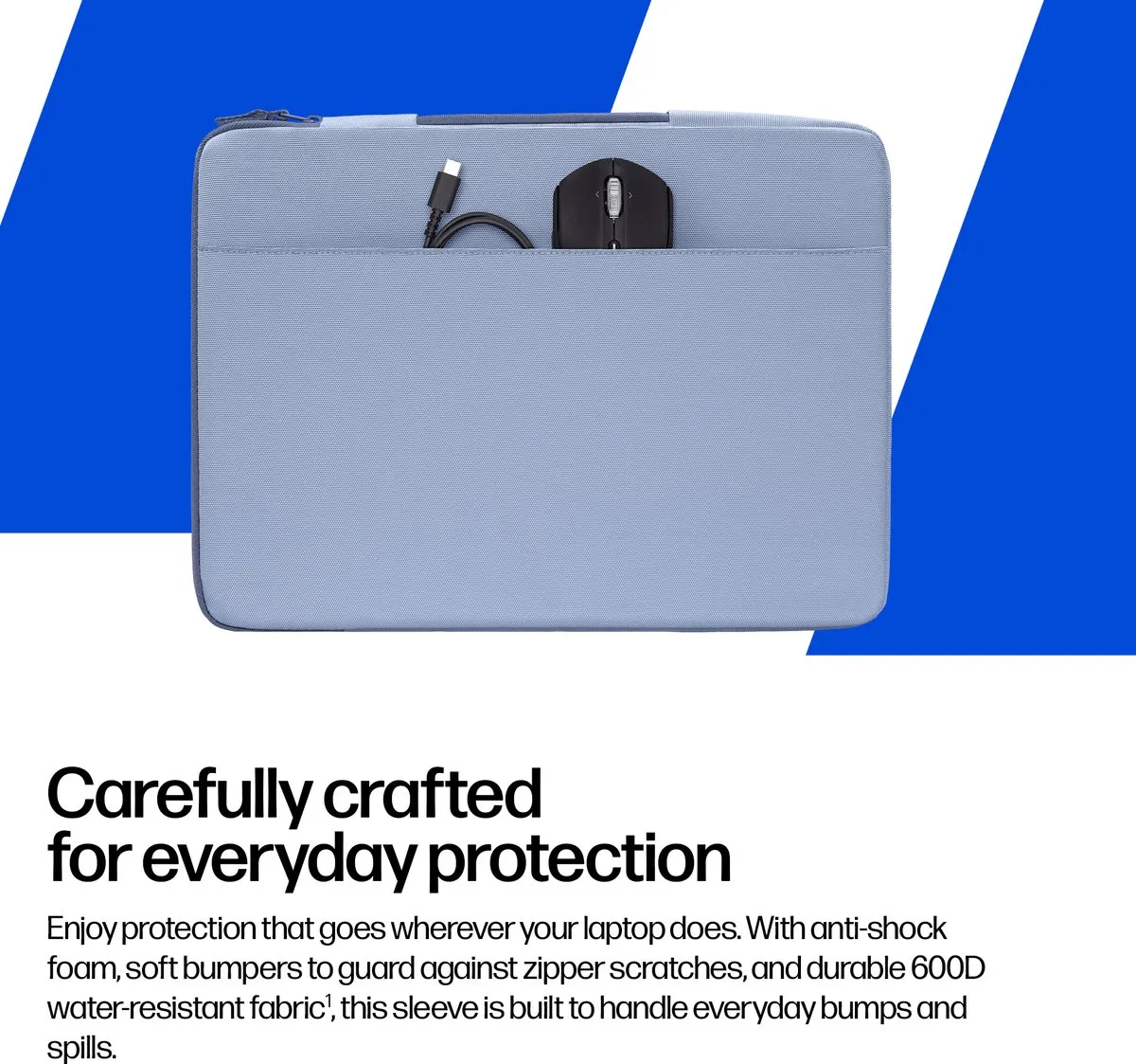 HP Protective Ice Blue Laptophoes 15.6" - C3TR6AA
