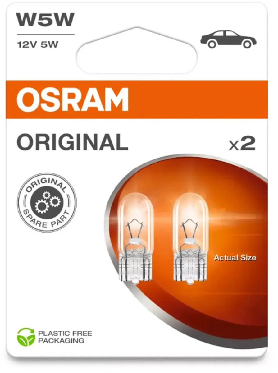 Osram Original W5W-T10 2BL Set - 2 Stuks