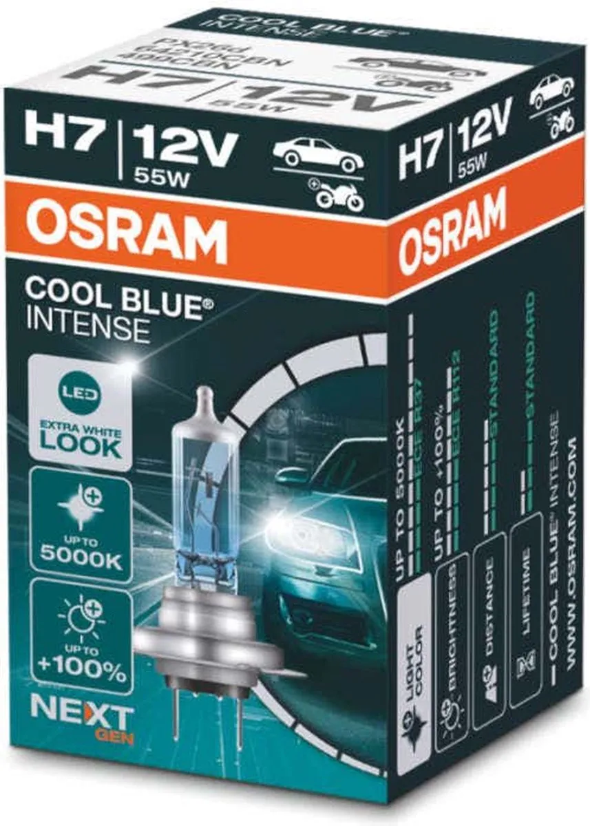 Osram Cool Blue Intense Next Gen H7 5000K - 1 Stuk