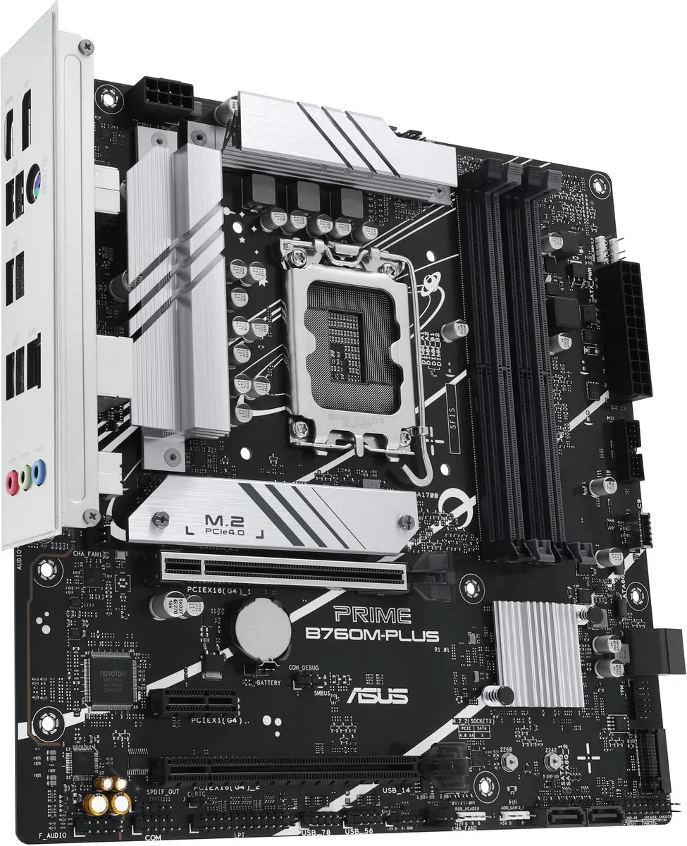 ASUS PRIME B760M-PLUS B760 LGA1700 Micro-ATX Moederbord