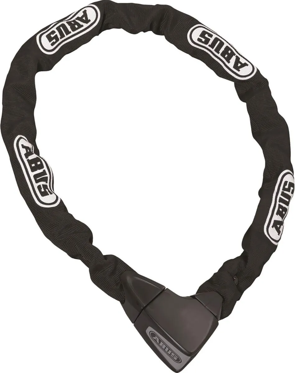 ABUS Kettingslot - 8 mm vierkantketting - Gehard staal - 85 cm - Zwart - ART2 goedgekeurd