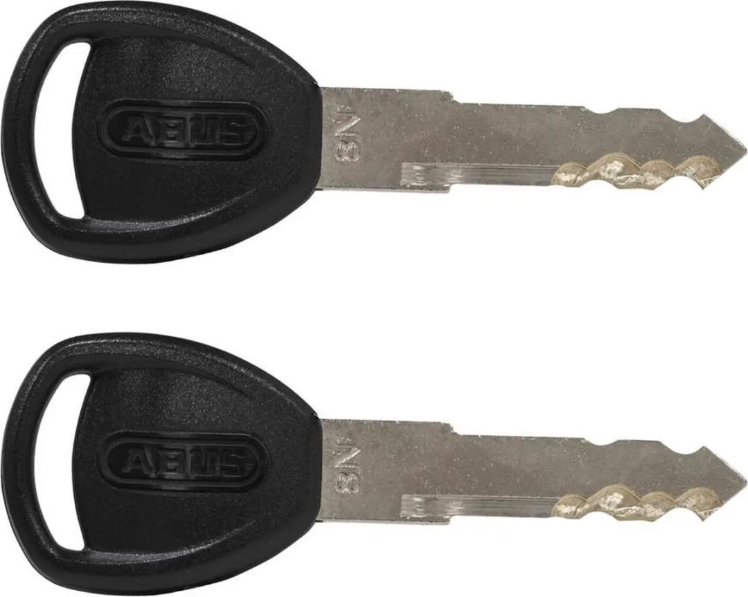 ABUS Kettingslot - 8 mm vierkantketting - Gehard staal - 85 cm - Zwart - ART2 goedgekeurd