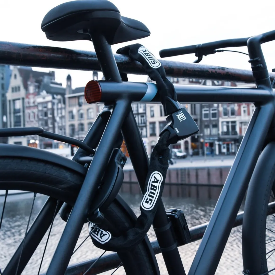 ABUS Kettingslot - 8 mm vierkantketting - Gehard staal - 85 cm - Zwart - ART2 goedgekeurd