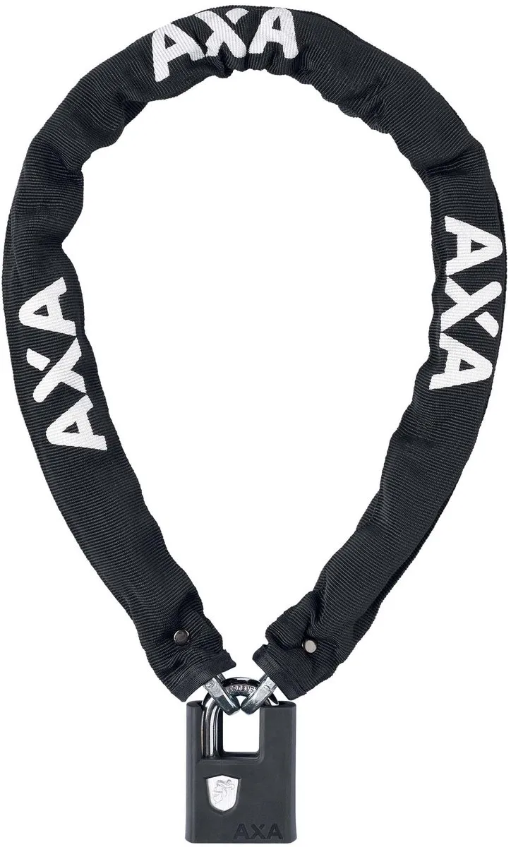 AXA Clinch+ 105 Kettingslot 105cm - 7,5mm Gehard Staal - Zwart