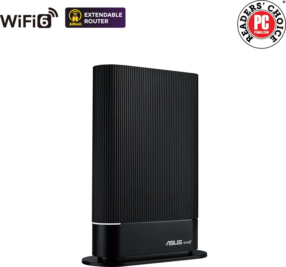 ASUS RT-AX59U WiFi 6 Router - 4200 Mbps - Zwart - afbeelding 2 van 6