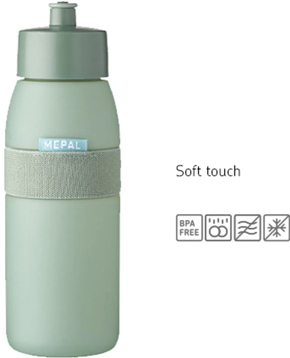 Mepal Ellipse Sportbidon 500ml Nordic Black