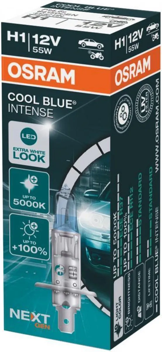 Osram Cool Blue Intense Next Gen H1 64150CBN - 5000K
