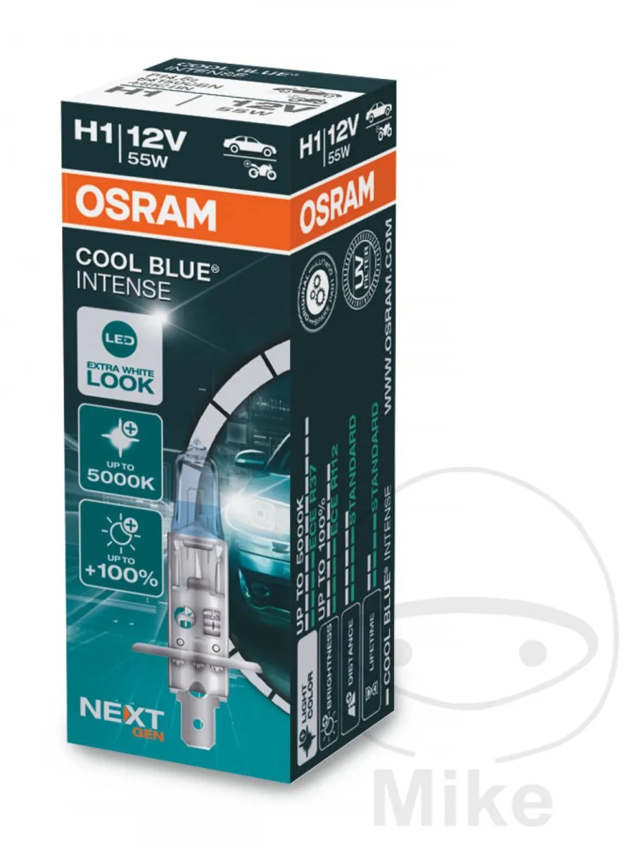 Osram Cool Blue Intense Next Gen H1 64150CBN