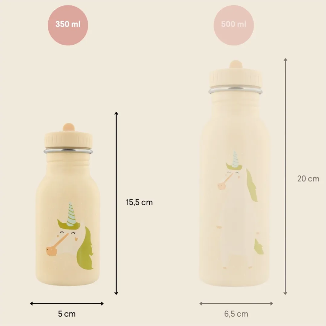 Trixie Mrs Unicorn RVS Waterfles 350ml - Roze
