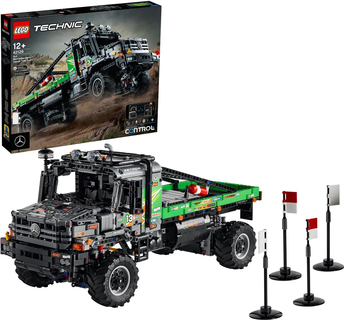 LEGO Technic 42129 4x4 Mercedes-Benz Zetros Trial Truck - Groen