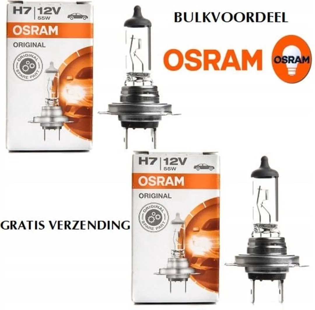 Osram Original Line H7 Autolamp 12V 55W - 2 Stuks