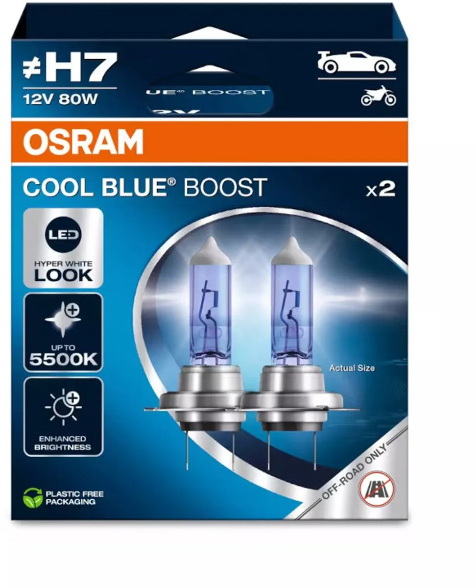 Osram Cool Blue Boost D1S CBB-2HB Set