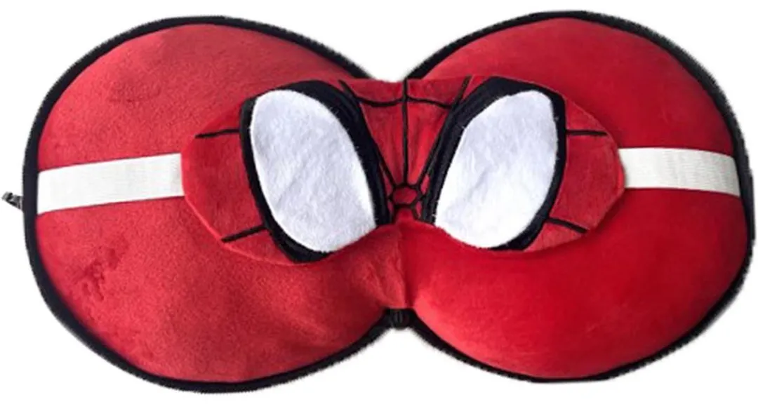 Disney Marvel Spidey Neksteunkussen met Slaapmasker - Reisset
