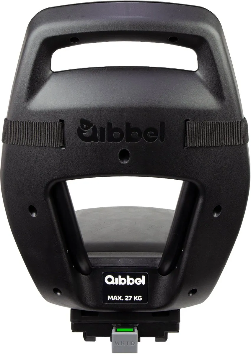 Qibbel Junior 6+ Fietsstoeltje Achter MIK HD - Midnight Black - afbeelding 6 van 6