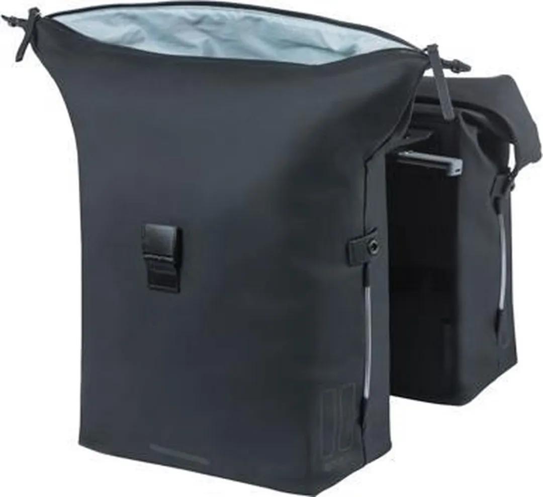 Basil SoHo Dubbele Fietstas - 41L - Zwart